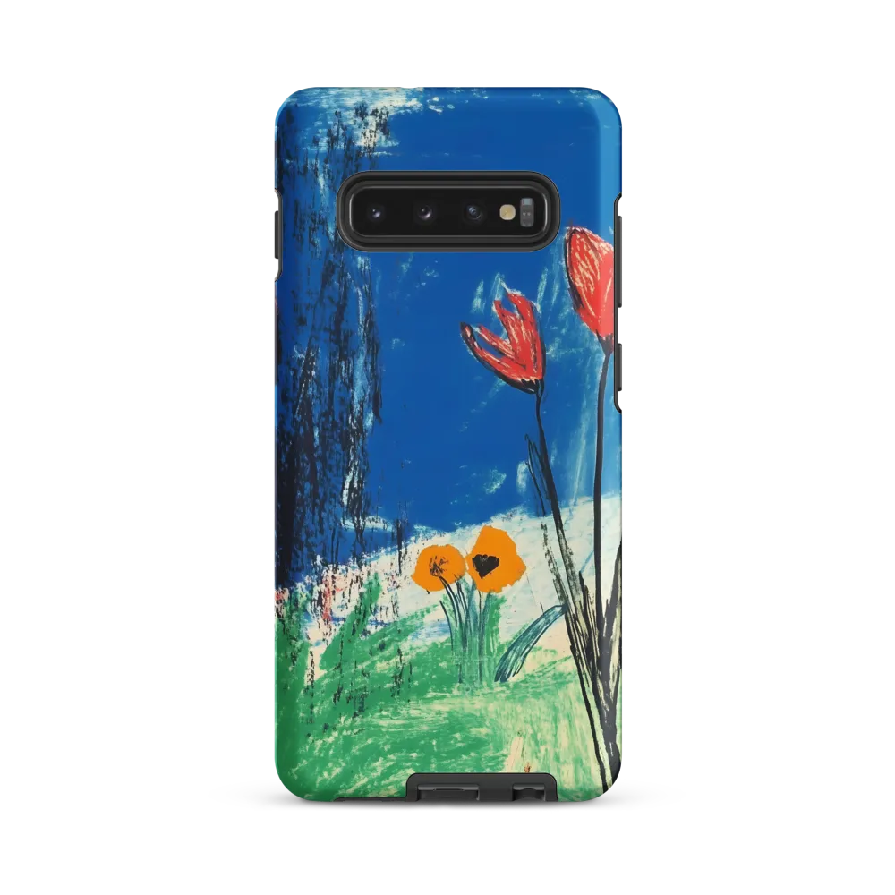 Joyful Blossoms in Blue