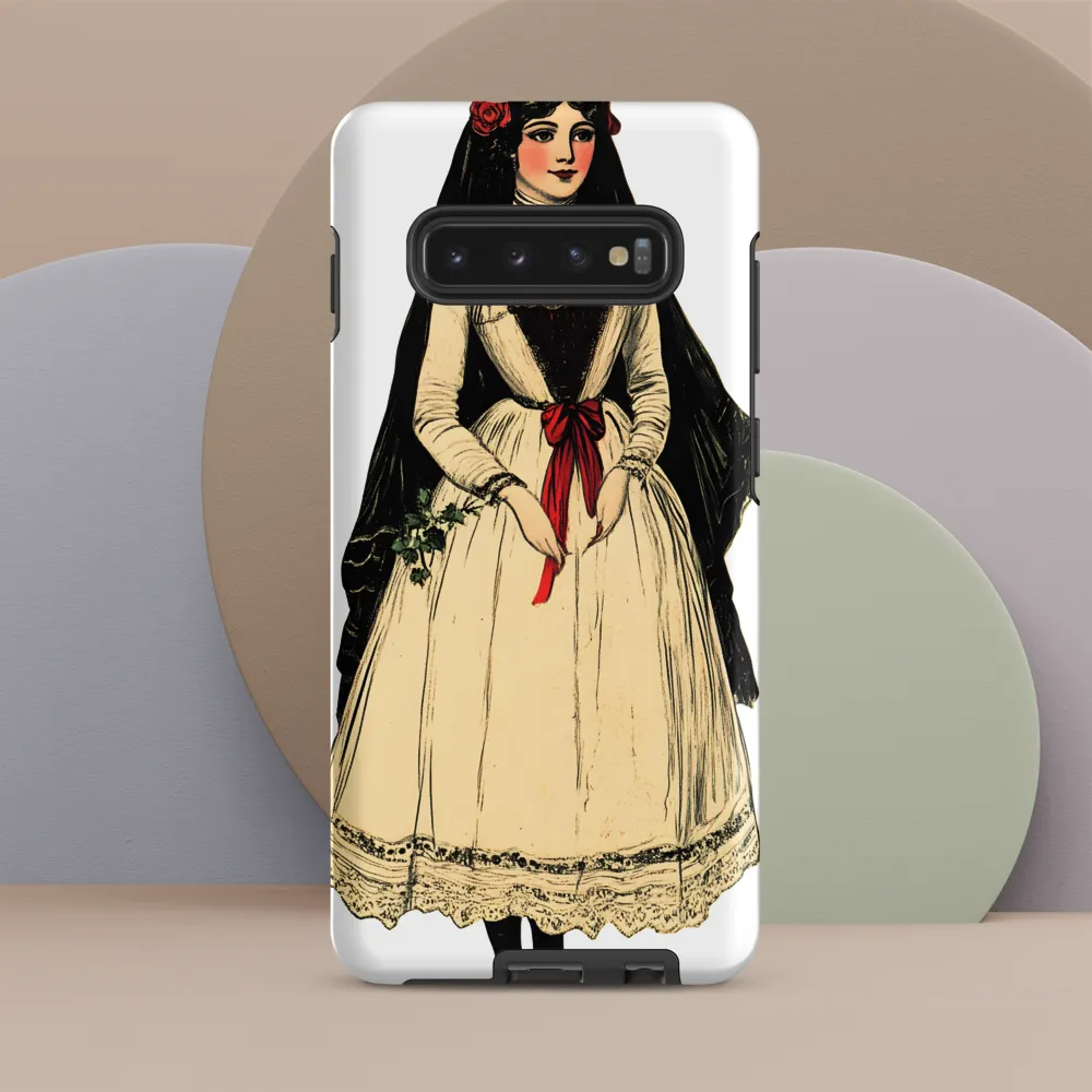Elegance in Tradition: A Folk Portrait