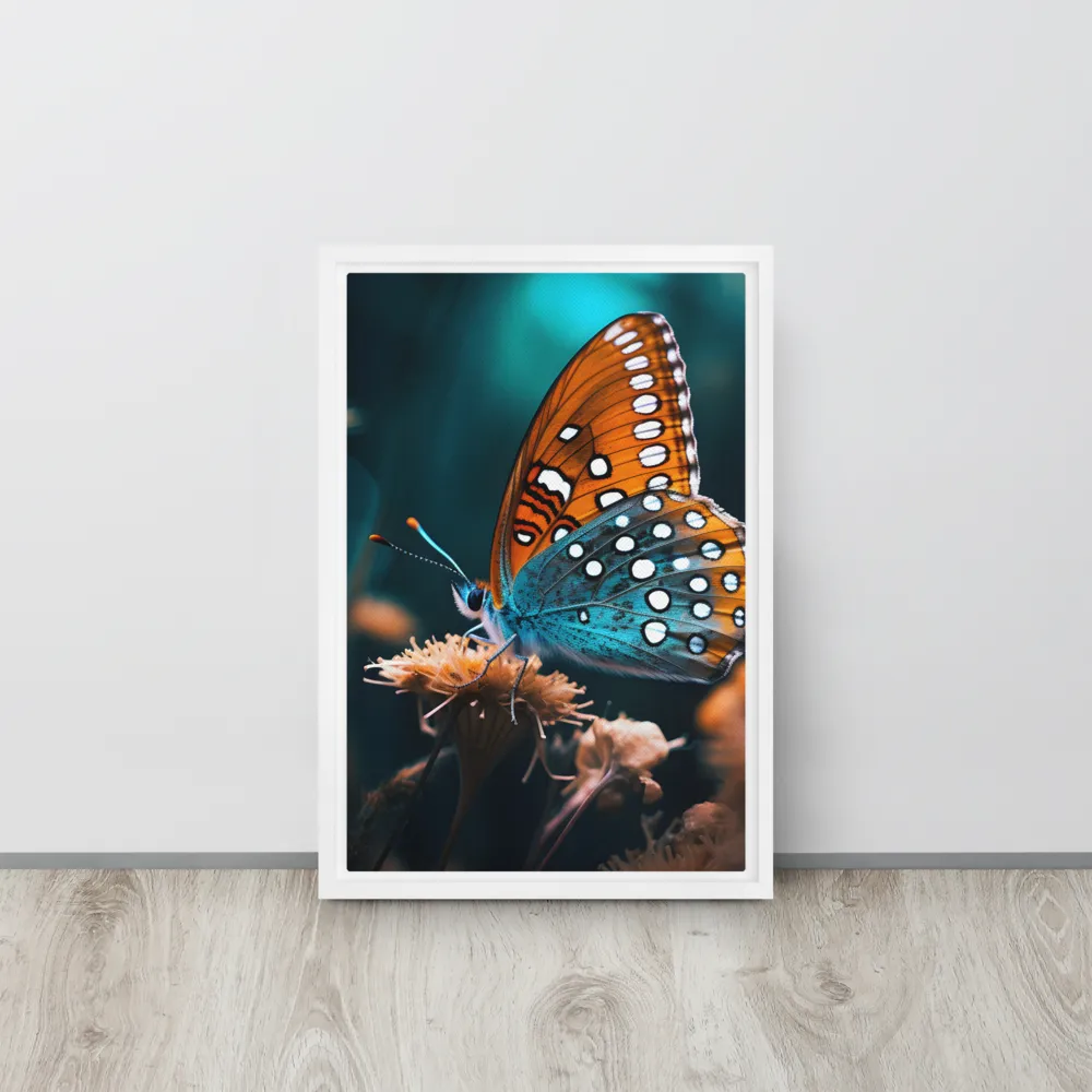 Whispers of Color: The Butterfly's Embrace