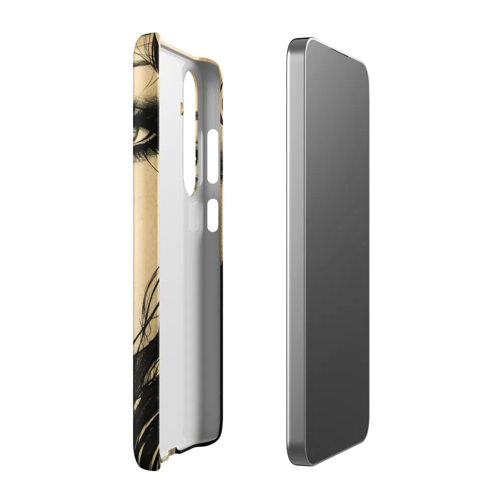 Enigmatic Gaze | Phone Case |  S24 Plus | Snap Case | Matte