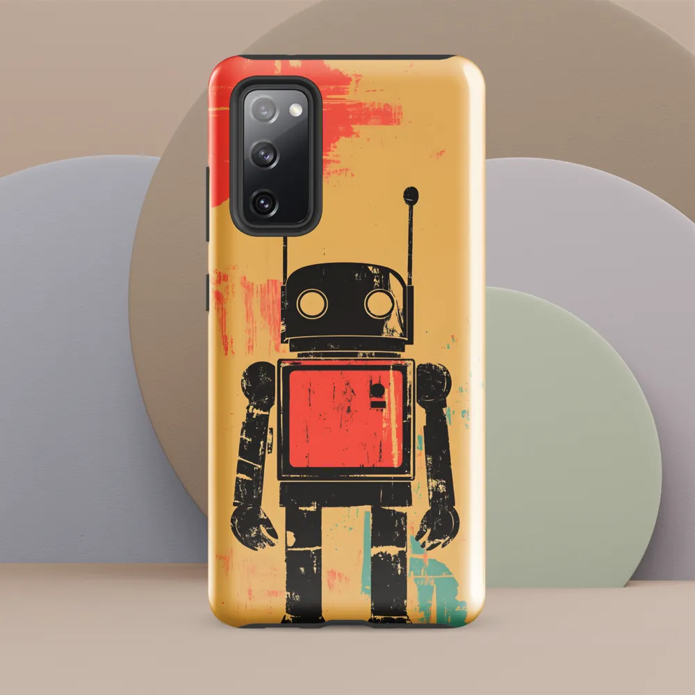The Retro Robot | Phone Case |  S20 FE | Tough Case | Glossy