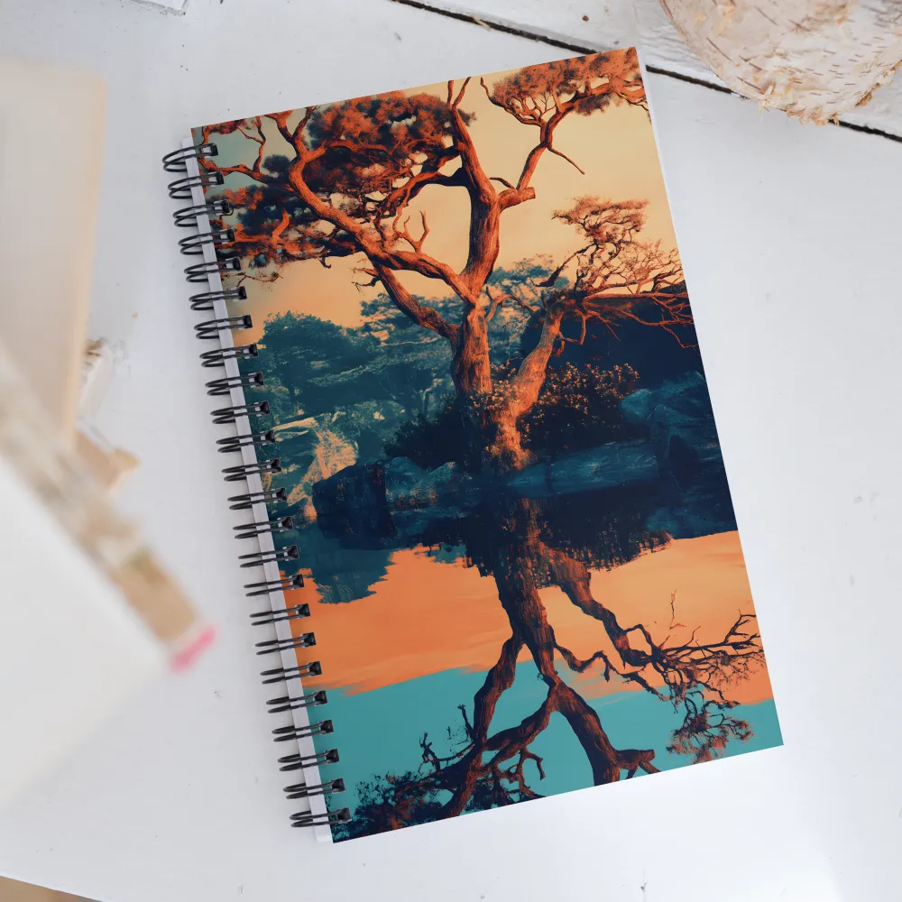 Reflections of Serenity | Spiral Notebook