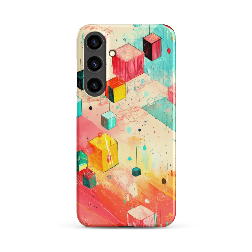 Suspended Cubes in Colorful Abstraction