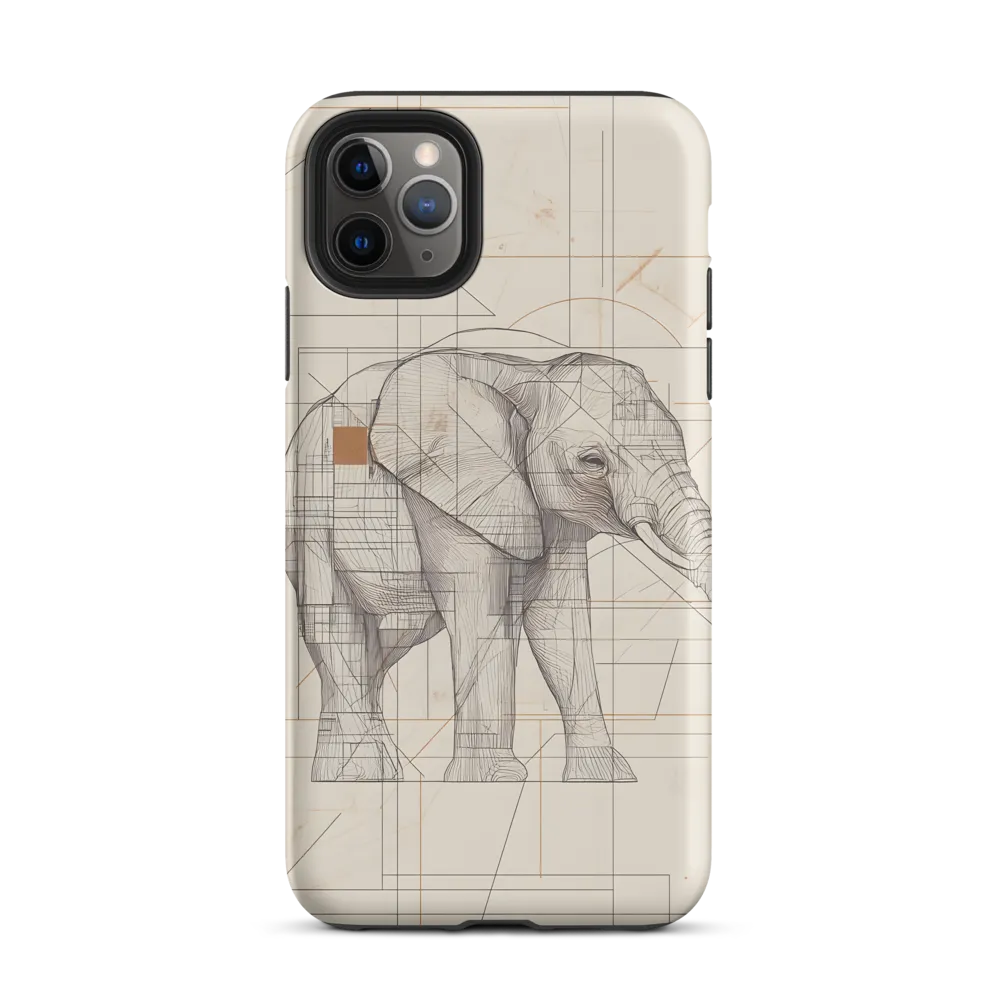 Geometric Elegance: The Steel Elephant