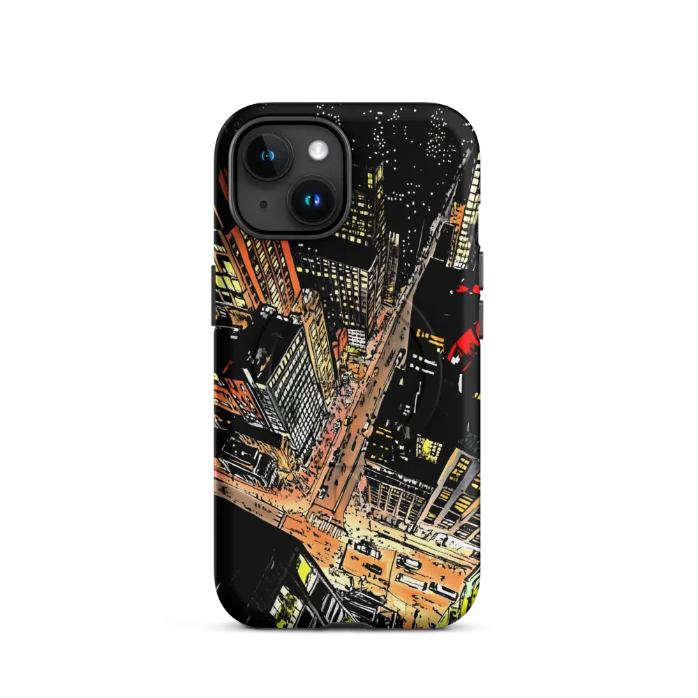 Urban Nightscape: A Bird's-eye View