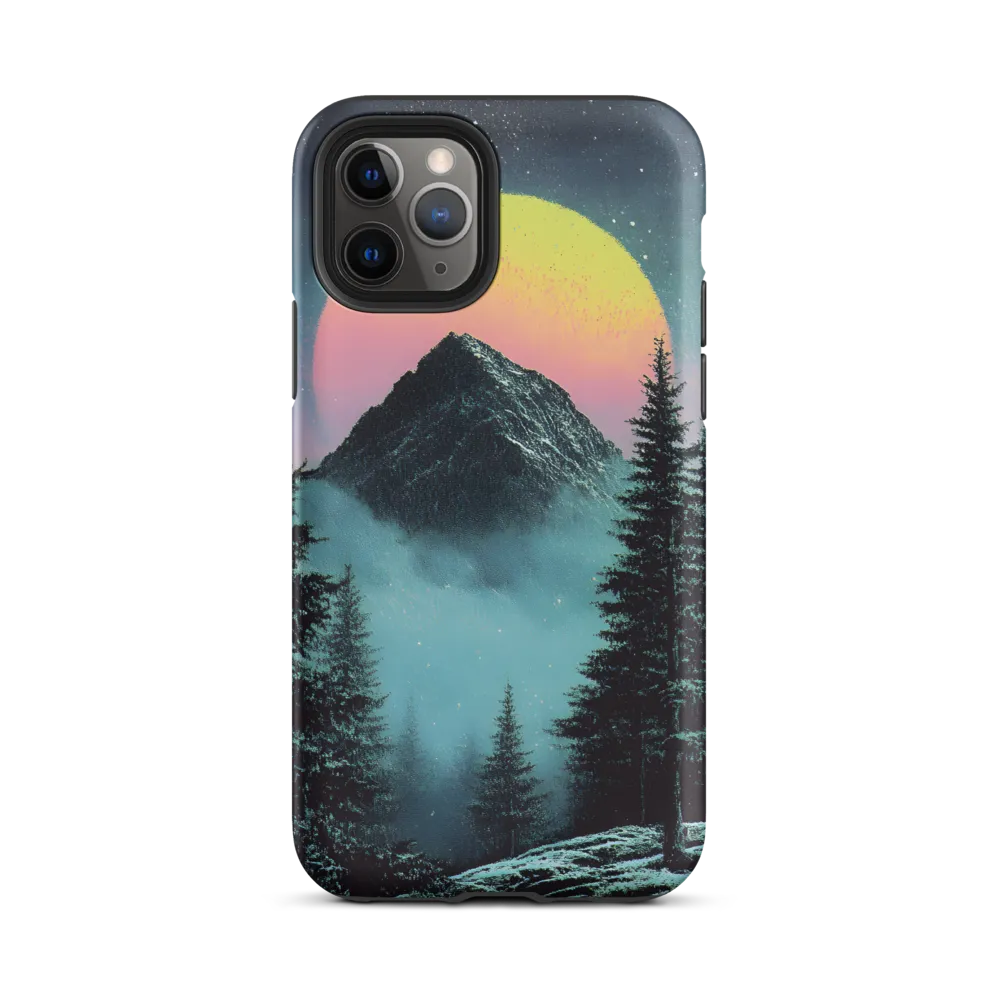 Ethereal Peaks Under Celestial Lights
