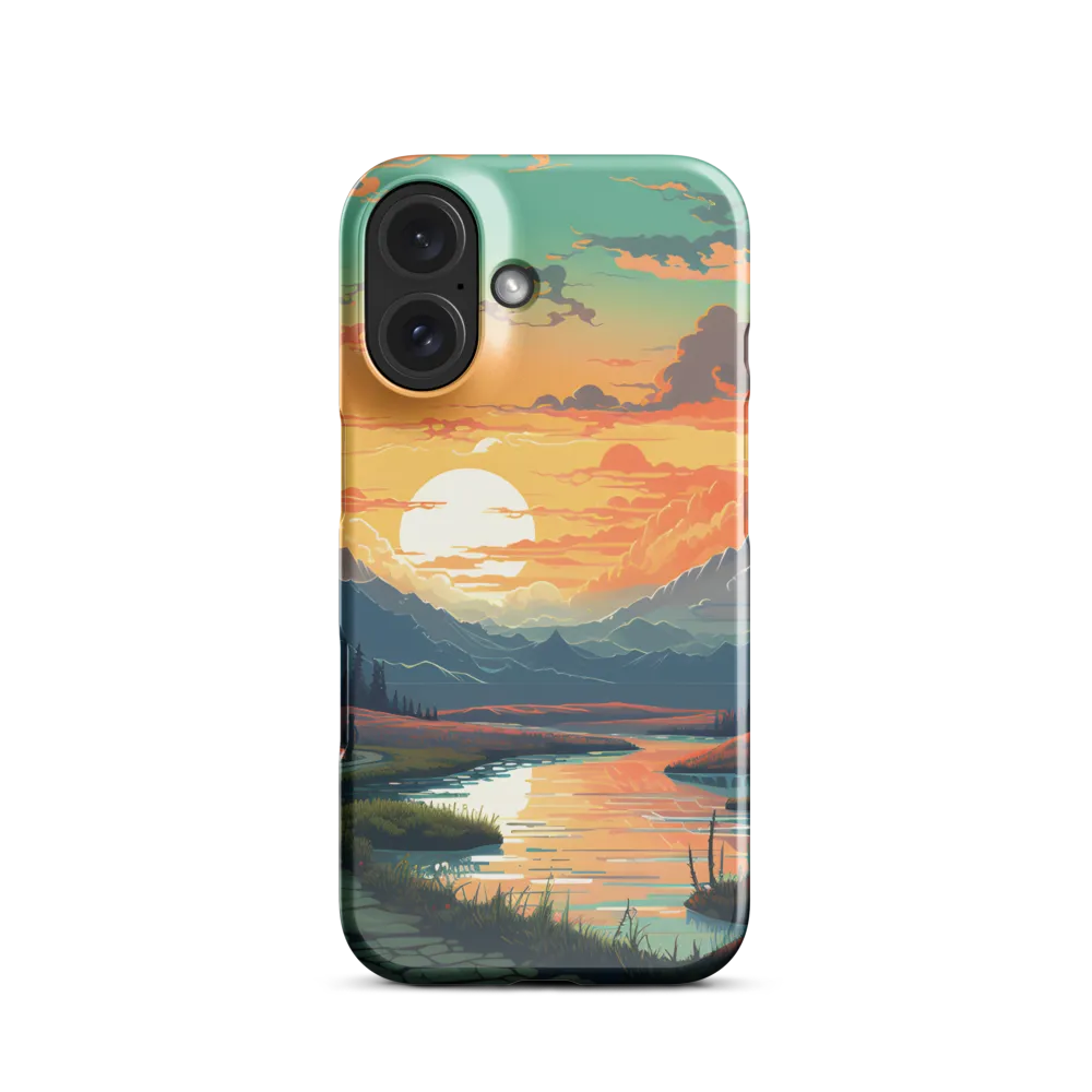 Serenity at Dusk | Phone Case |  16 | Snap Case | Glossy