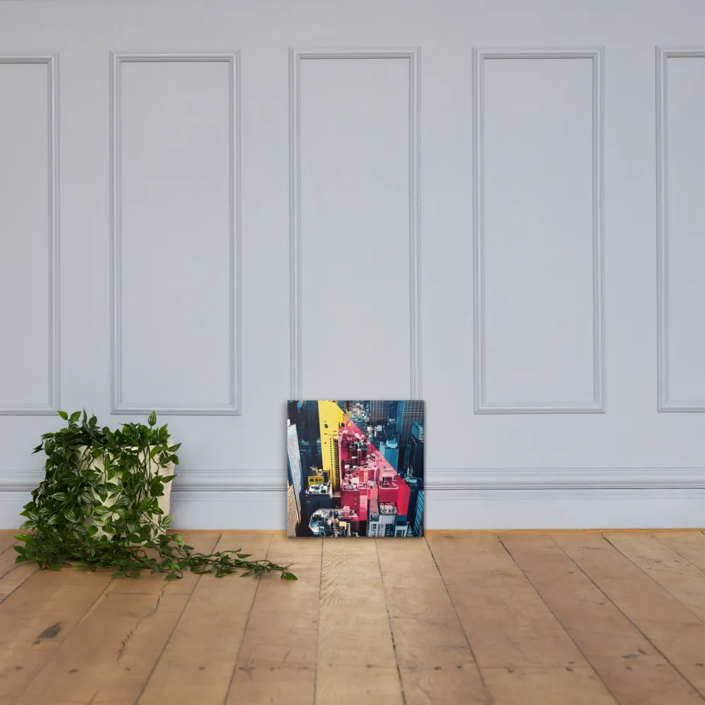 Dynamic Urban Symphony | Canvas | 16″×16″