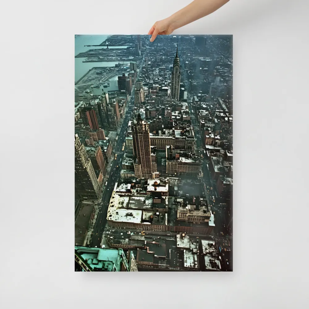 Aerial Symphony of Urban Life | Canvas | 24″×36″