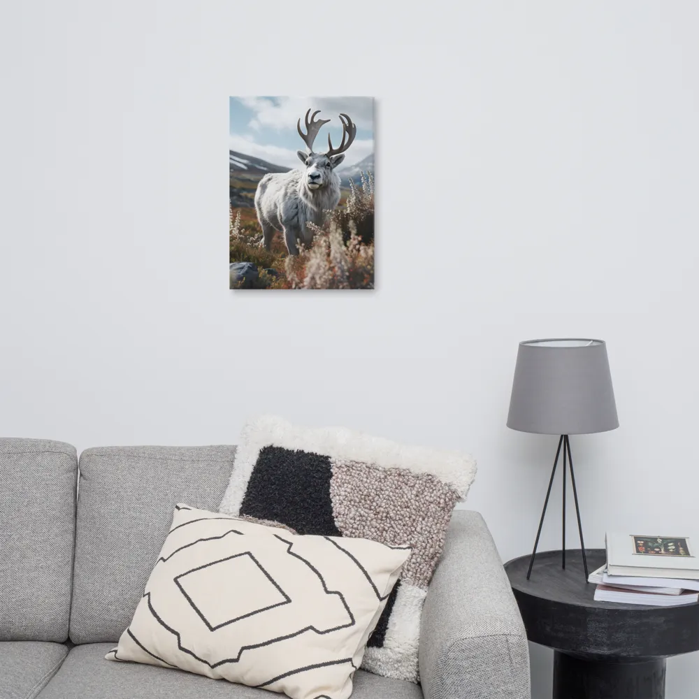 Majestic Harmony: The Reindeer in Nature | Canvas | 18″×24″