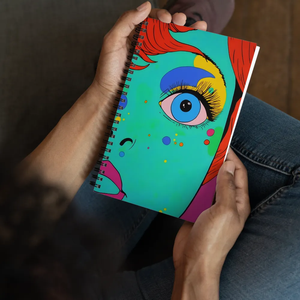 Vibrant Gaze | Spiral Notebook