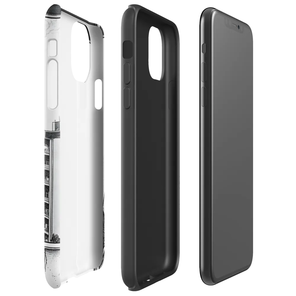 Reflections in Monochrome | Phone Case |  11 Pro Max | Tough Case | Glossy