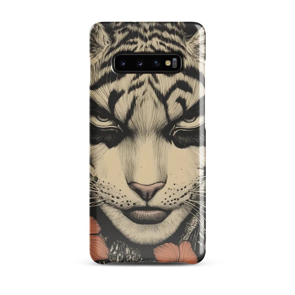 Feline Majesty: The Human-Leopard Connection | Phone Case |  S10 Plus | Snap Case | Glossy