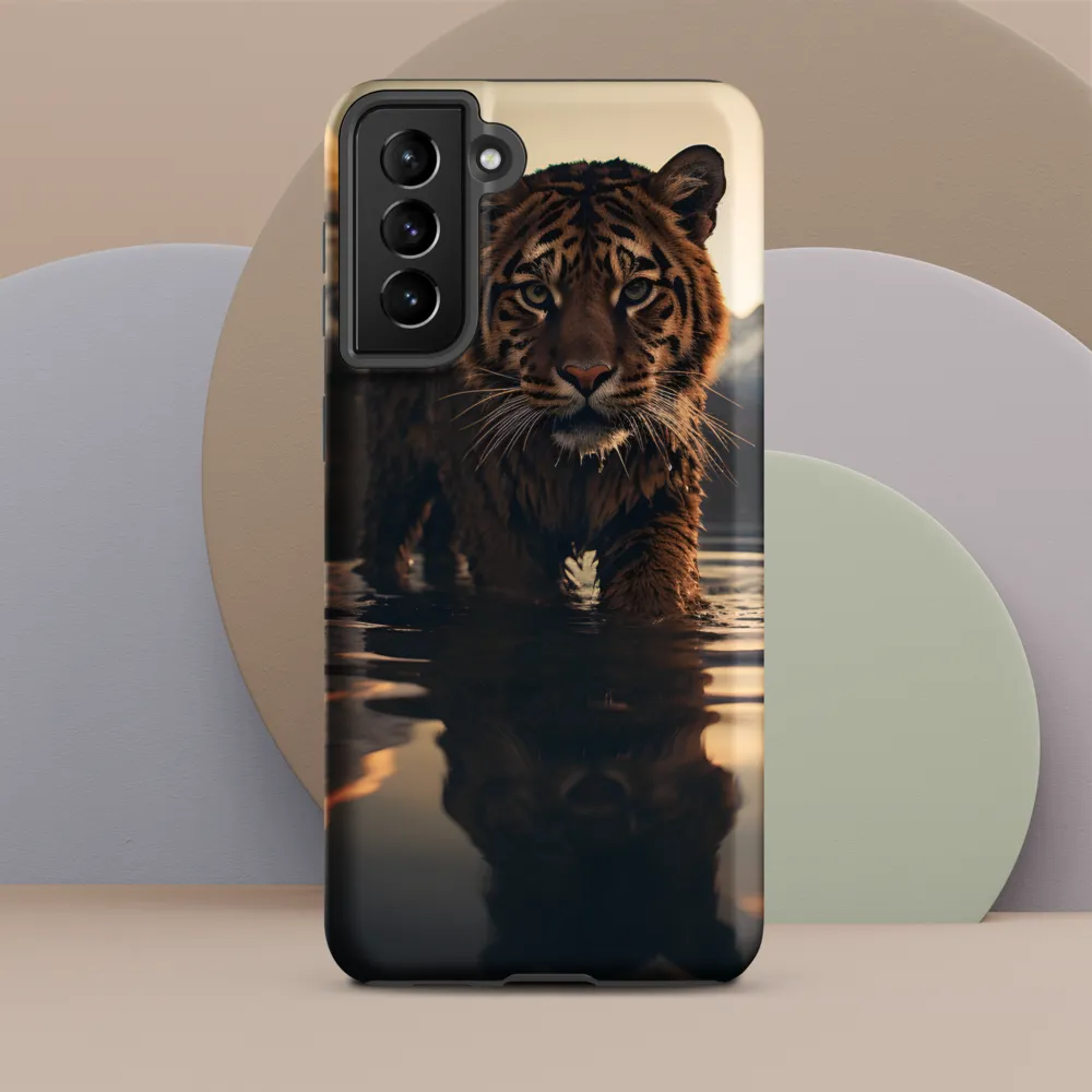 Majestic Reflection: The Tiger's Domain