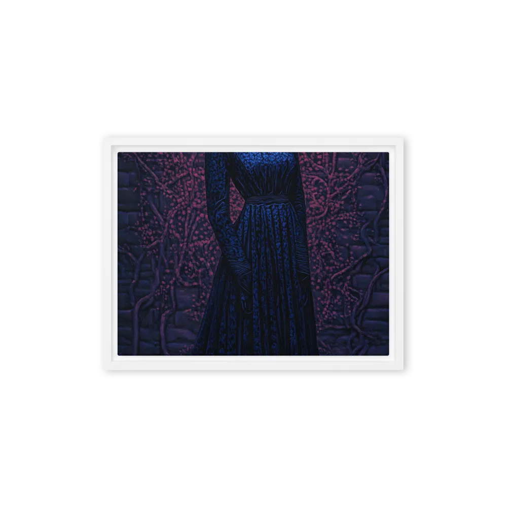 Veil of Enigma | Canvas with White Frame | 12″×16″