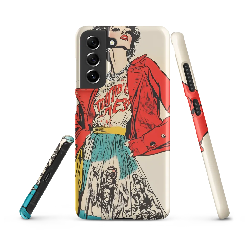 Vibrant Elegance: A Pop Art Fashion Statement
