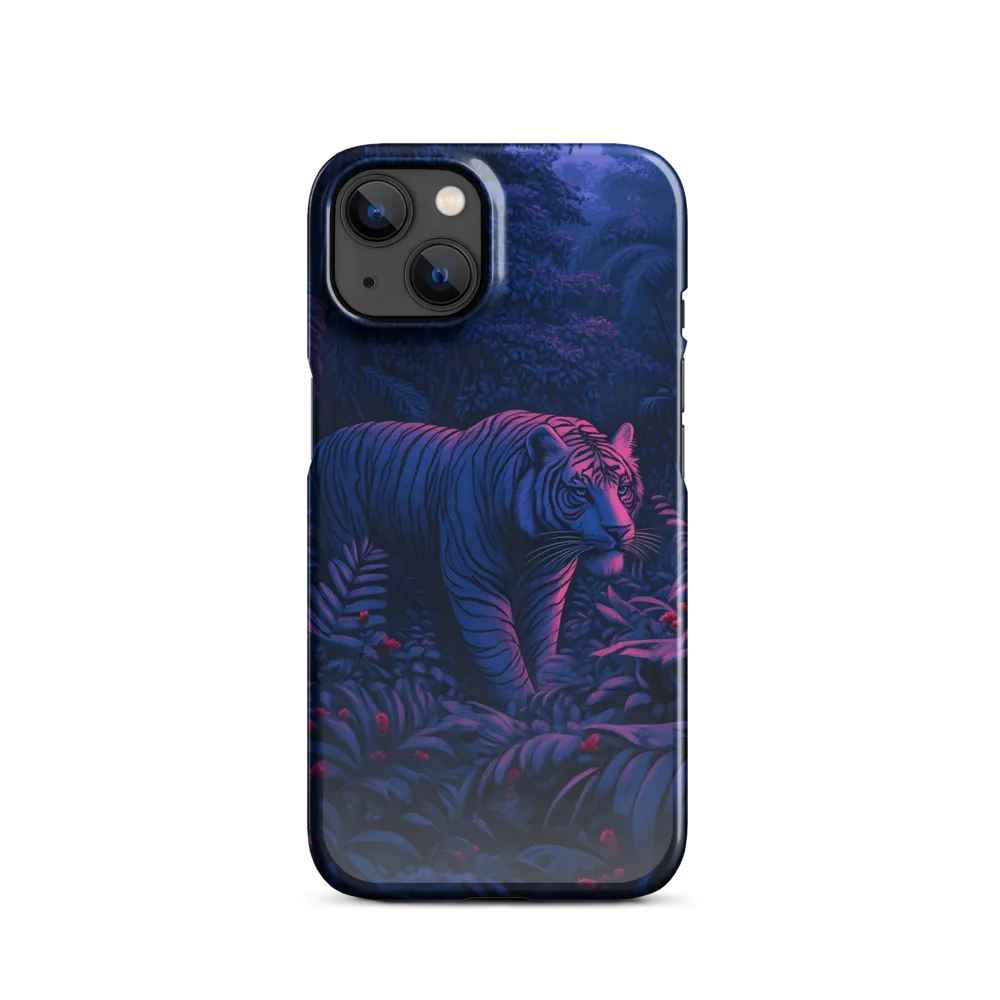 Mystic Prowler: The White Tiger in the Jungle | Phone Case |  13 | Snap Case | Glossy