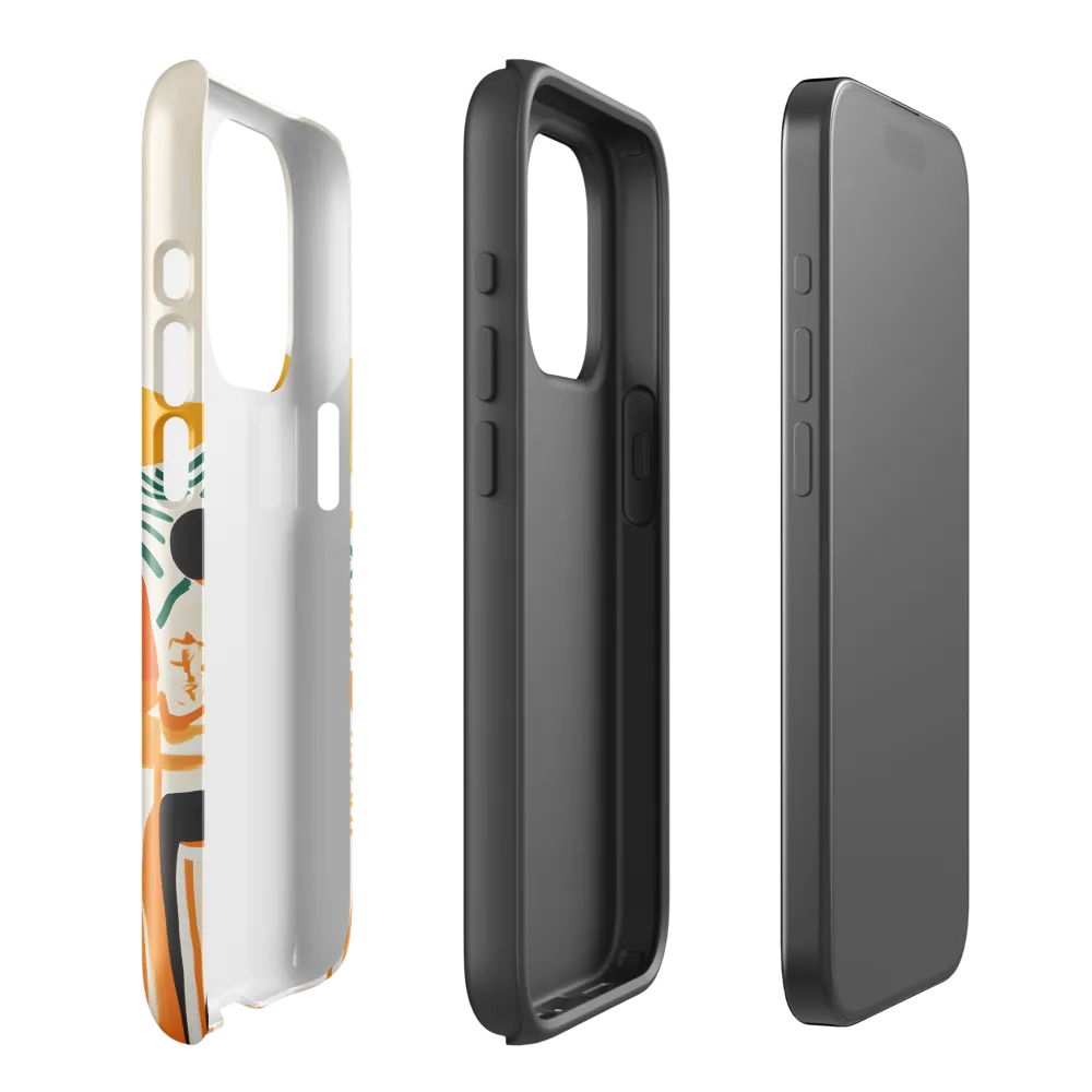 Summer Vibes: Café Conversations | Phone Case |  15 Pro | Tough Case | Glossy