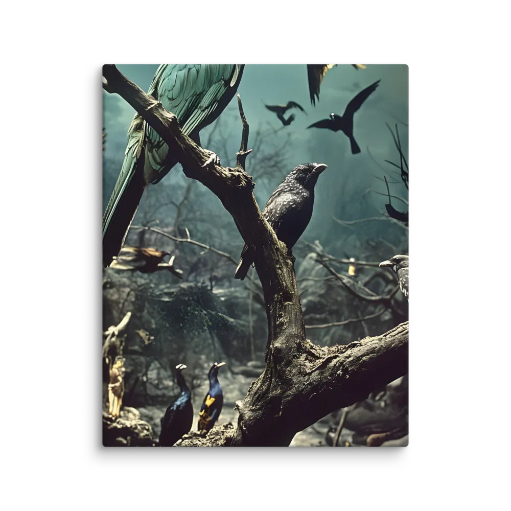 Whispers of the Avian Realm | Canvas | 16″×20″