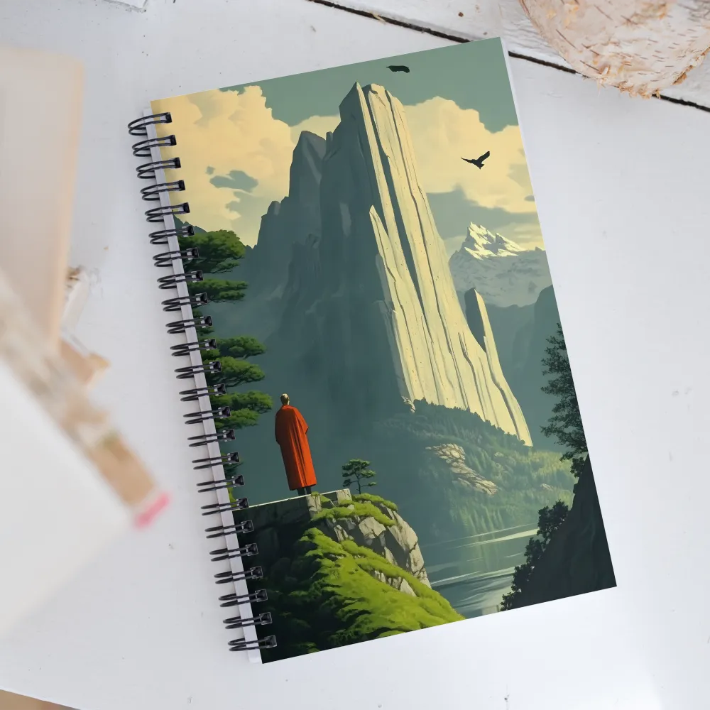 The Solitude of the Summit | Spiral Notebook