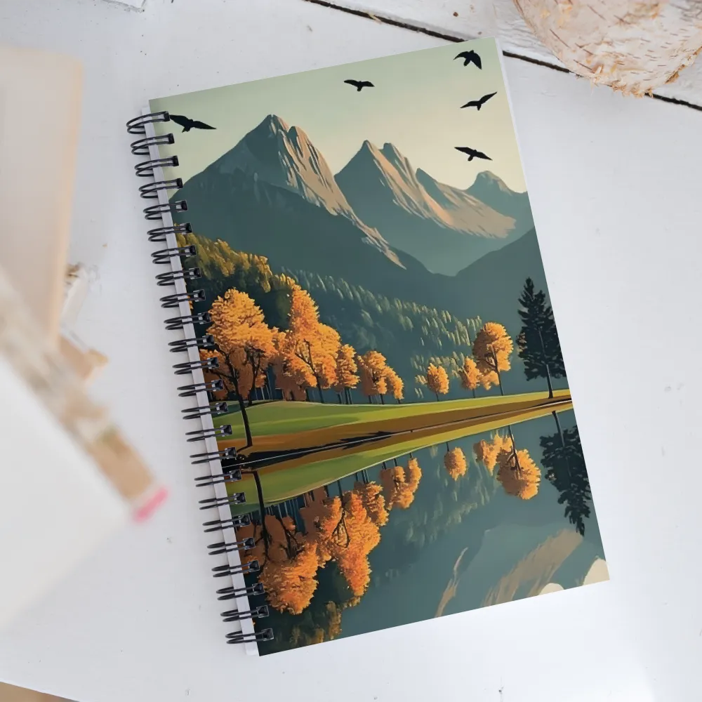 Reflections of Autumn | Spiral Notebook