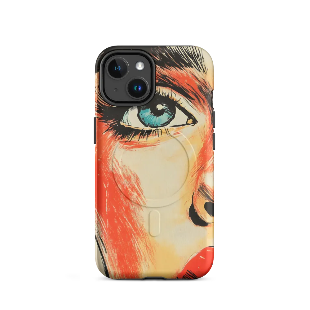 Intense Gaze: A Pop Art Portrait