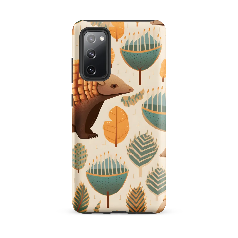 Pangolins in a Whimsical Habitat