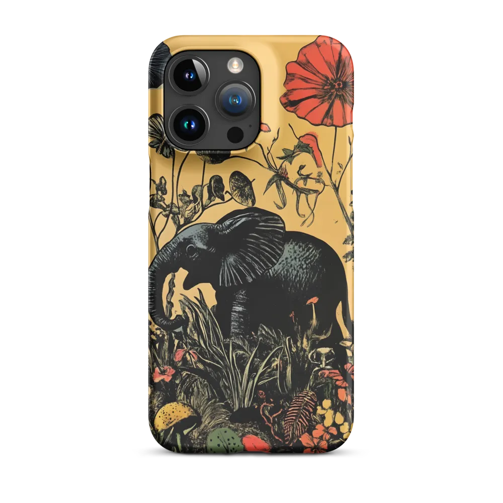 Floral Majesty: The Elephant's Sanctuary