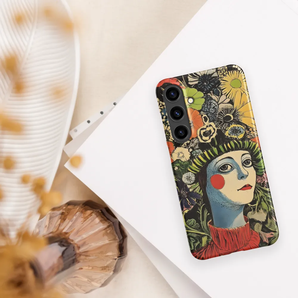 Floral Whimsy: A Portrait of Nature's Embrace