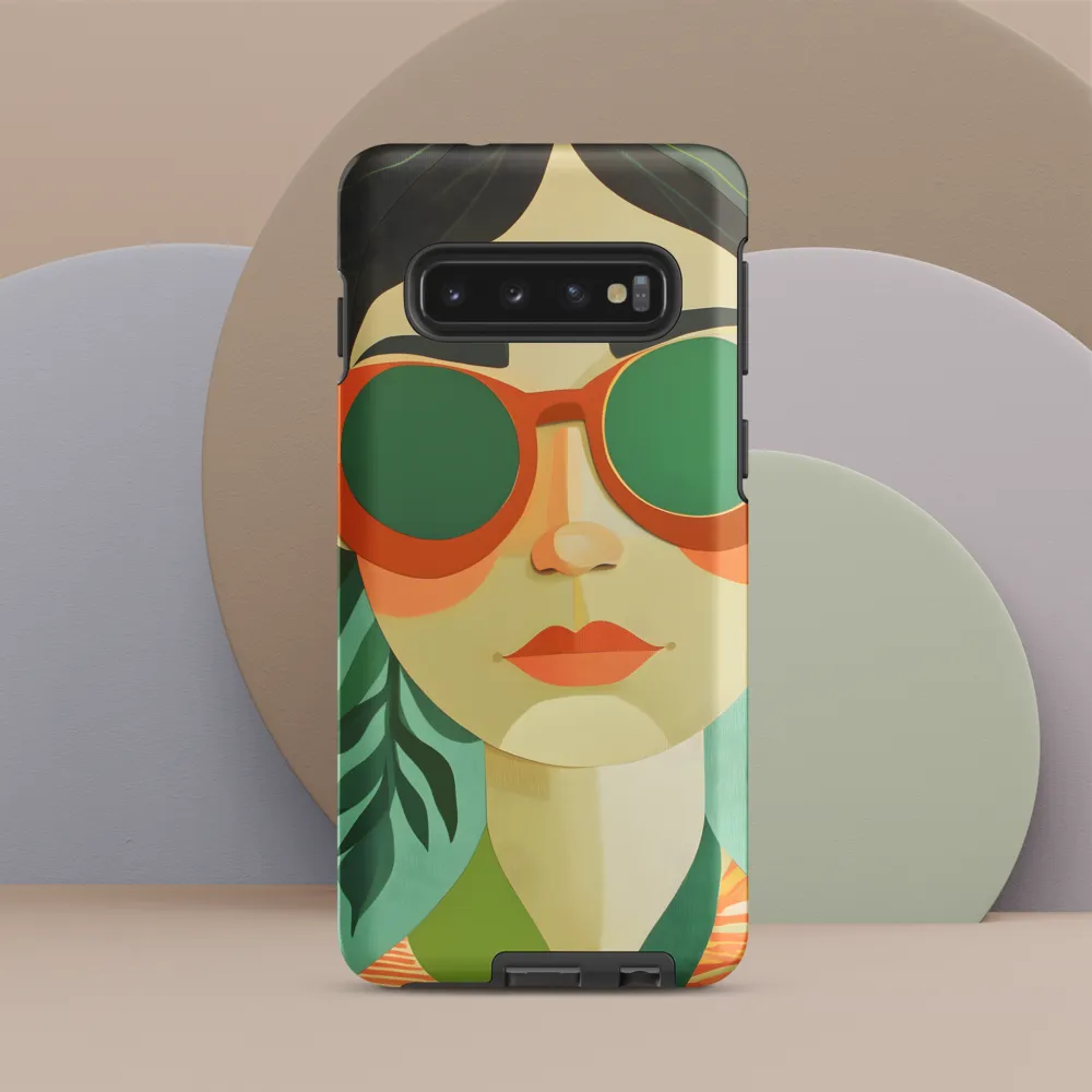 Bold Serenity: A Modern Portrait