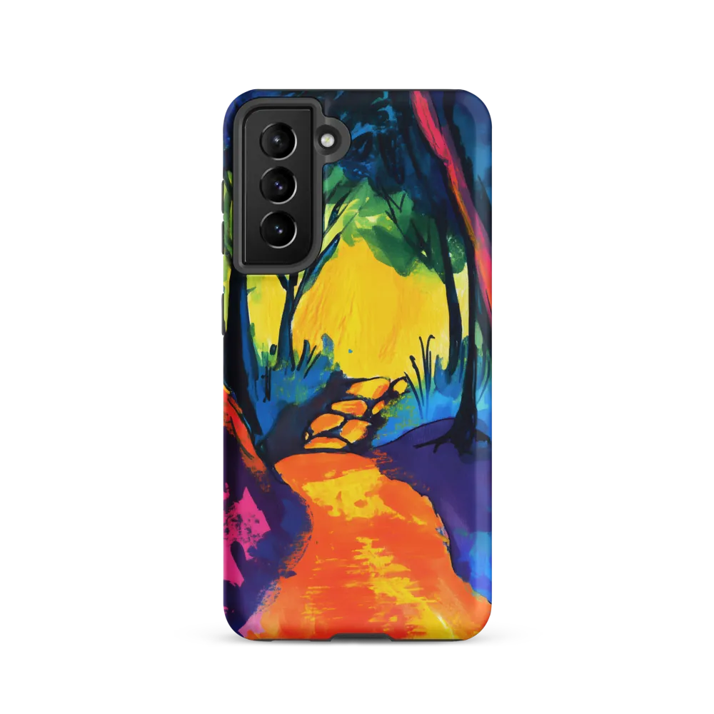 Path Through a Vibrant Forest