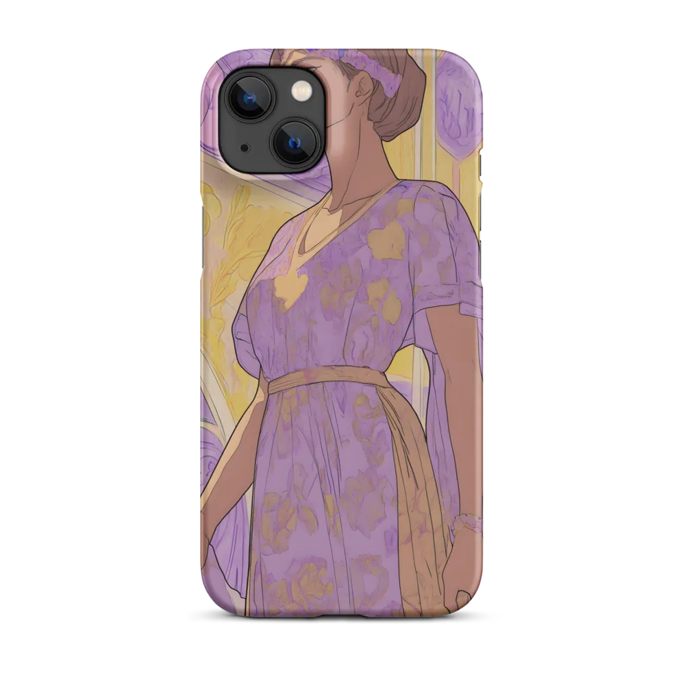 Elegance in Floral Harmony | Phone Case |  14 Plus | Snap Case | Matte