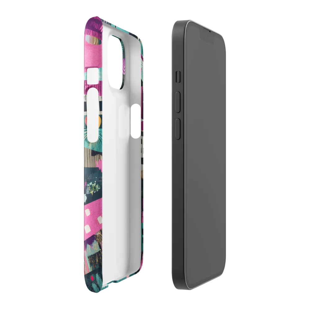 Whimsical Journey Through a Vibrant Landscape | Phone Case |  14 | Snap Case | Glossy