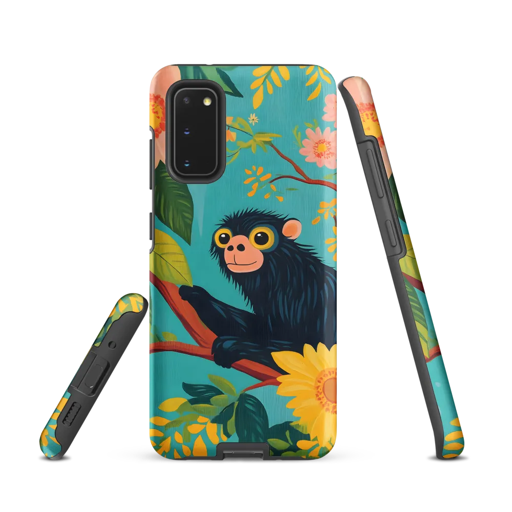 Joyful Encounter in a Floral Paradise