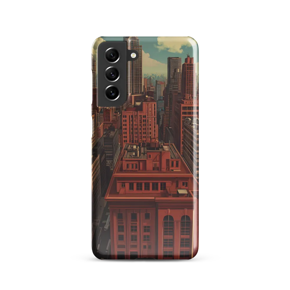 Urban Reverie: A Journey Through the City | Phone Case |  S21 | Snap Case | Glossy