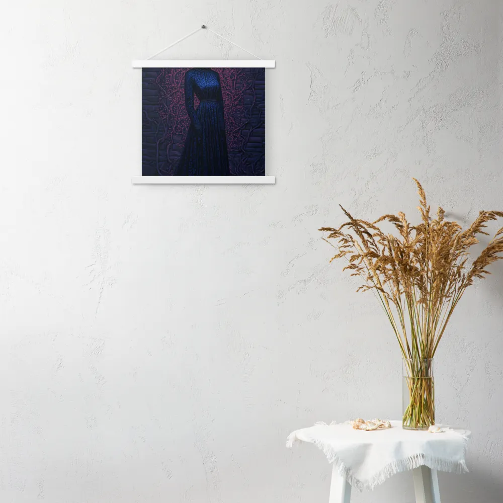 Veil of Enigma | Poster With White Wood Hanger | 14″×14″