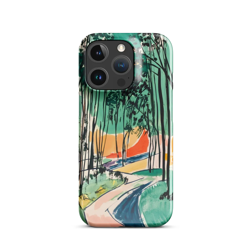 Winding Path Through the Forest | Phone Case |  16 Pro | Snap Case | Glossy