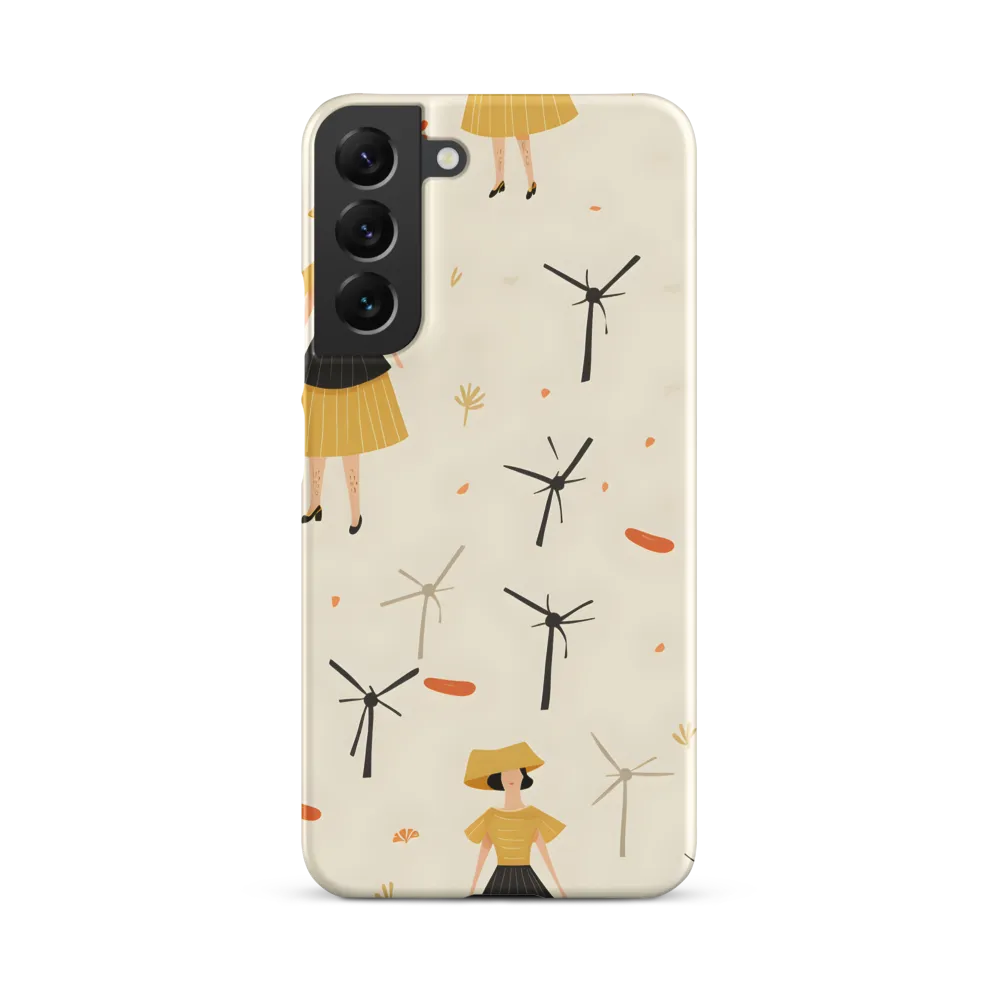 Whimsical Patterns of Nature and Femininity | Phone Case |  S22 Plus | Snap Case | Matte