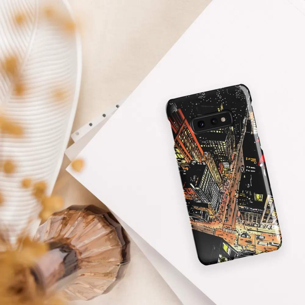 Urban Nightscape: A Bird's-eye View