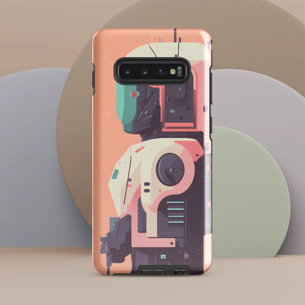 Futuristic Astronaut Bot | Phone Case |  S10 Plus | Tough Case | Glossy