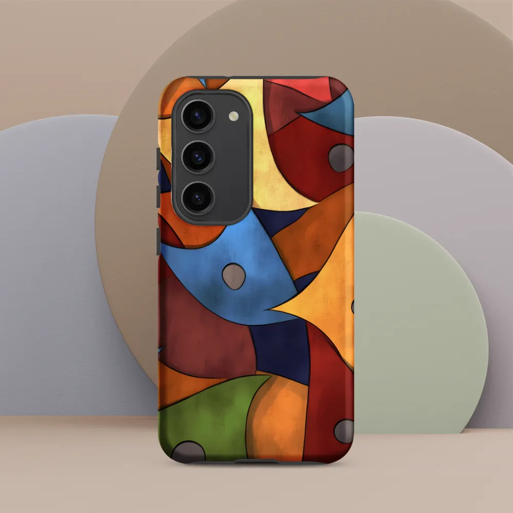 Vibrant Interplay of Shapes