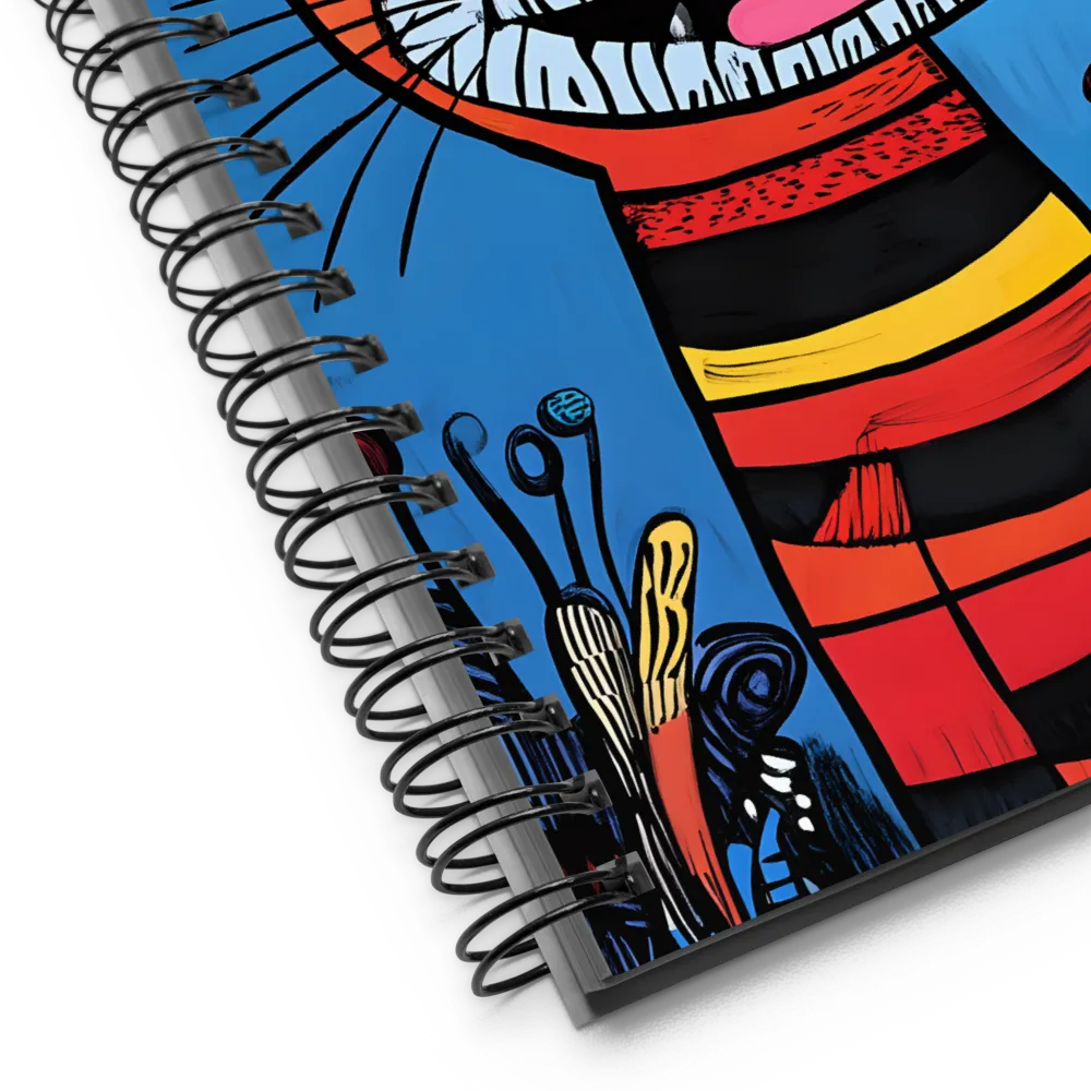 Playful Tiger Revelry | Spiral Notebook