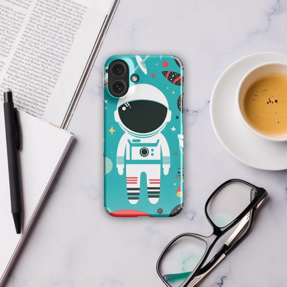 Whimsical Astronaut in Cosmic Wonderland