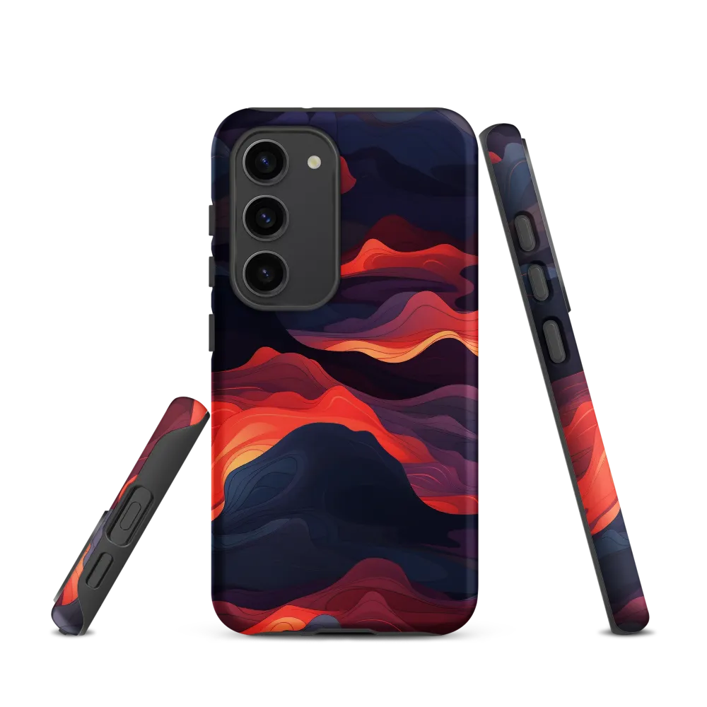 Ethereal Waves of Color | Phone Case |  S23 | Tough Case | Matte