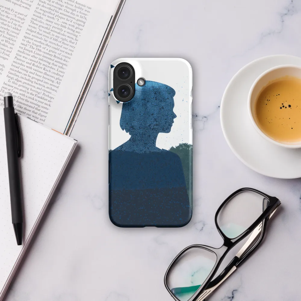 Blue Contemplation | Phone Case |  16 Plus | Snap Case | Matte