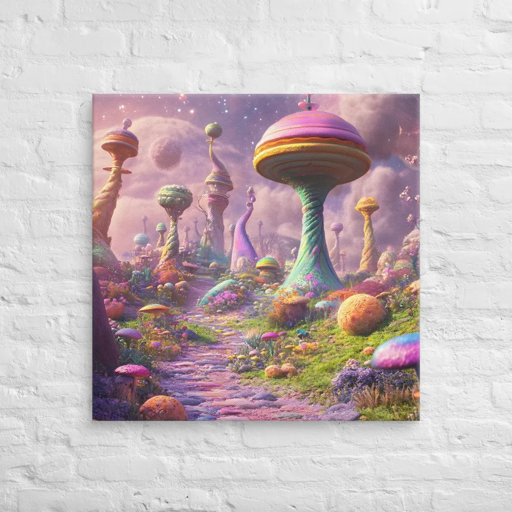 Whimsical Worlds: A Journey Through Fantasy | Canvas | 30″×30″