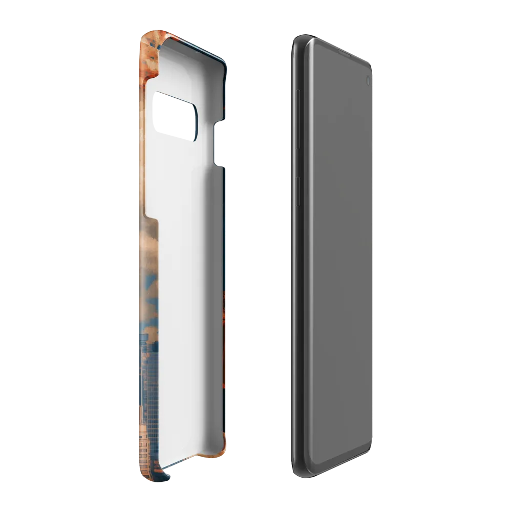 Cosmic Curiosity: A Glimpse into the Future | Phone Case |  S10 Plus | Snap Case | Glossy