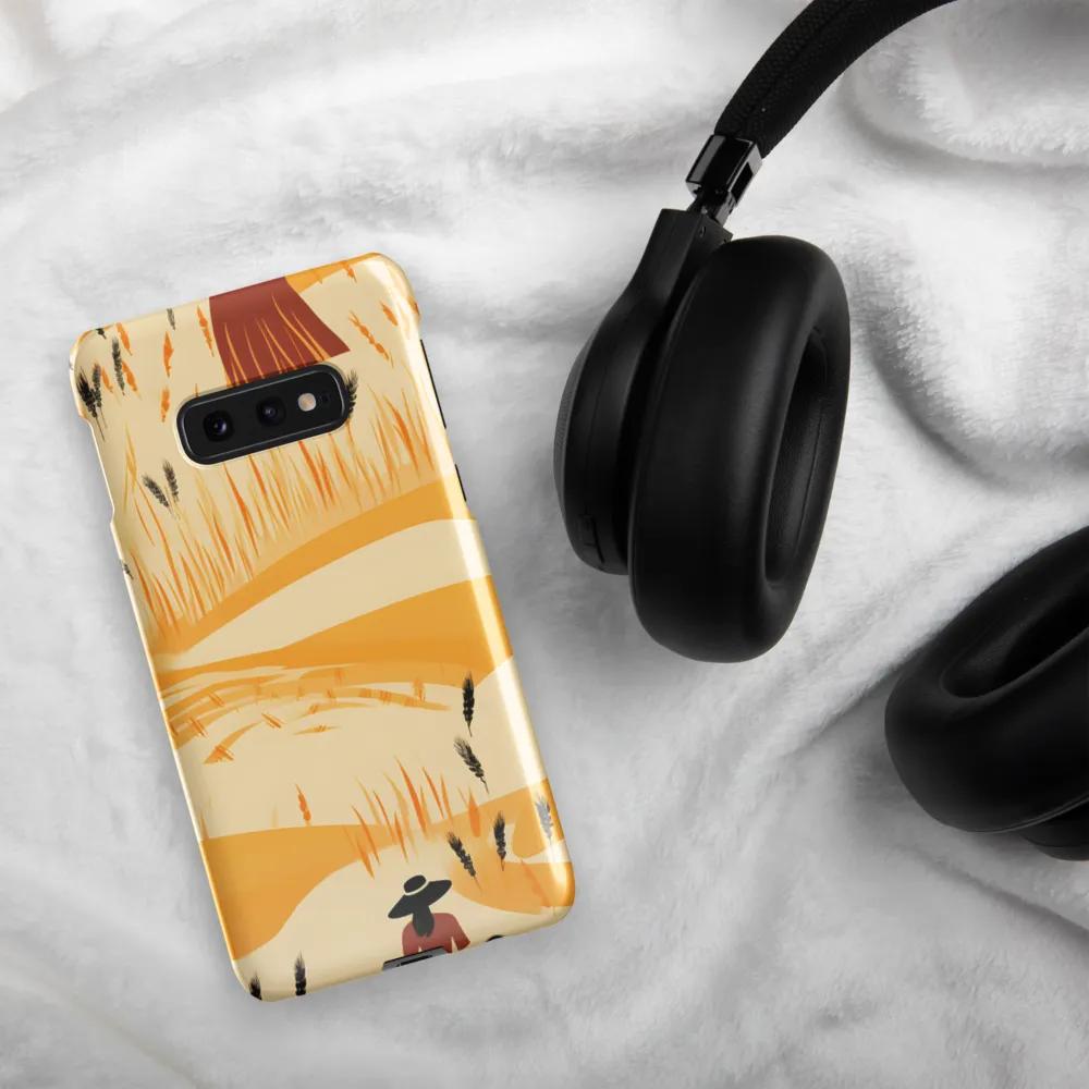 Embracing the Fields: A Floral Journey | Phone Case |  S10e | Snap Case | Glossy