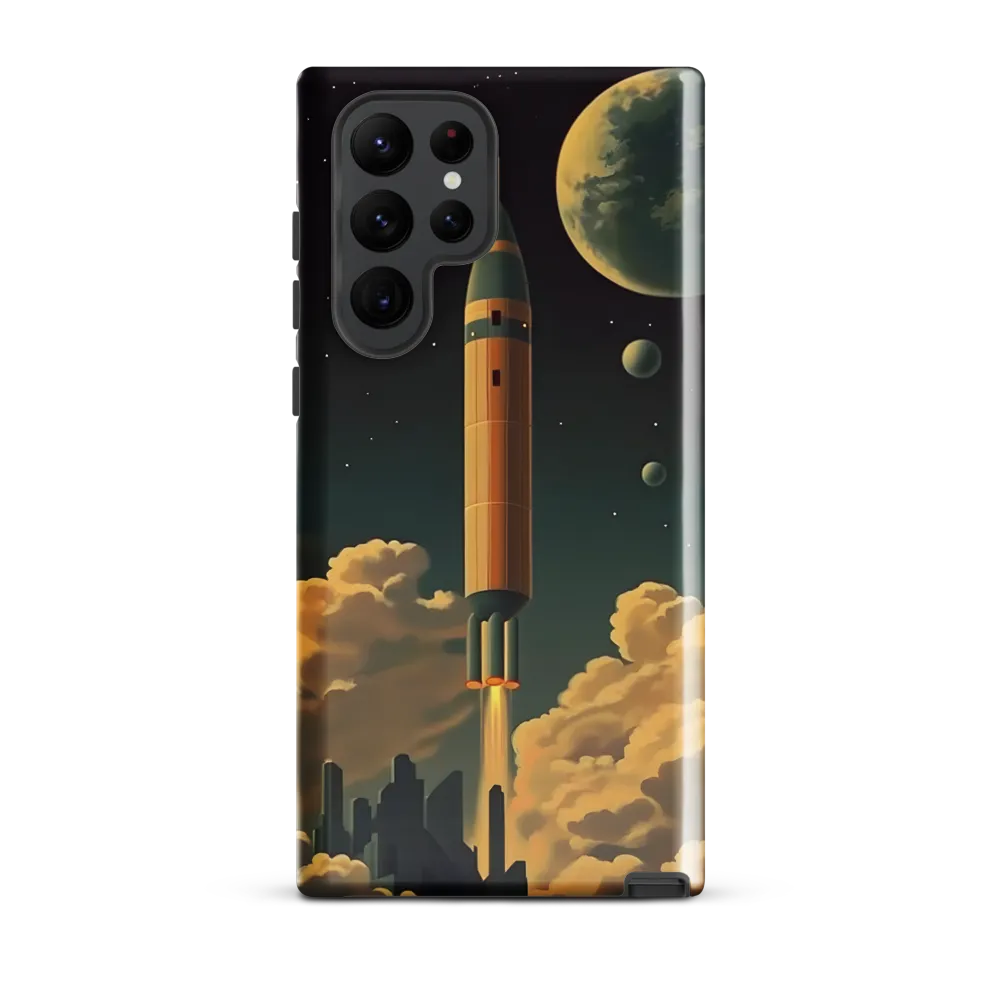 Journey Through the Cosmic Frontier | Phone Case |  S22 Ultra | Tough Case | Glossy