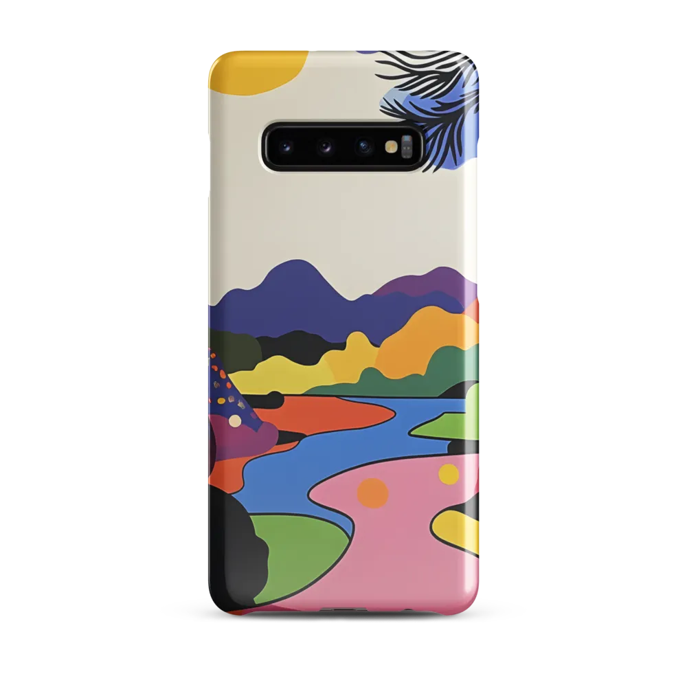 Whimsical Landscape in Color | Phone Case |  S10 Plus | Snap Case | Glossy